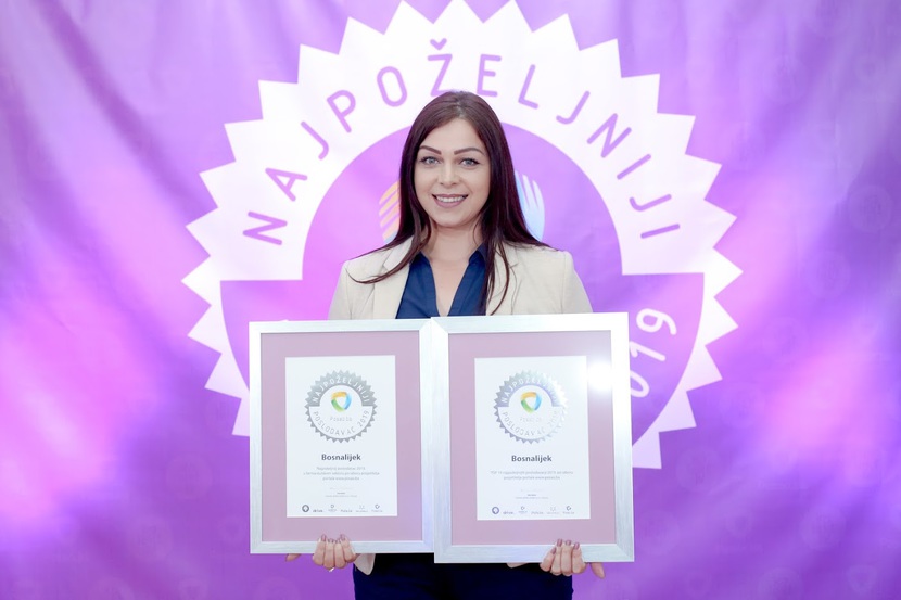 Bosnalijek is again the best employer in the pharmaceutical sector in 2019